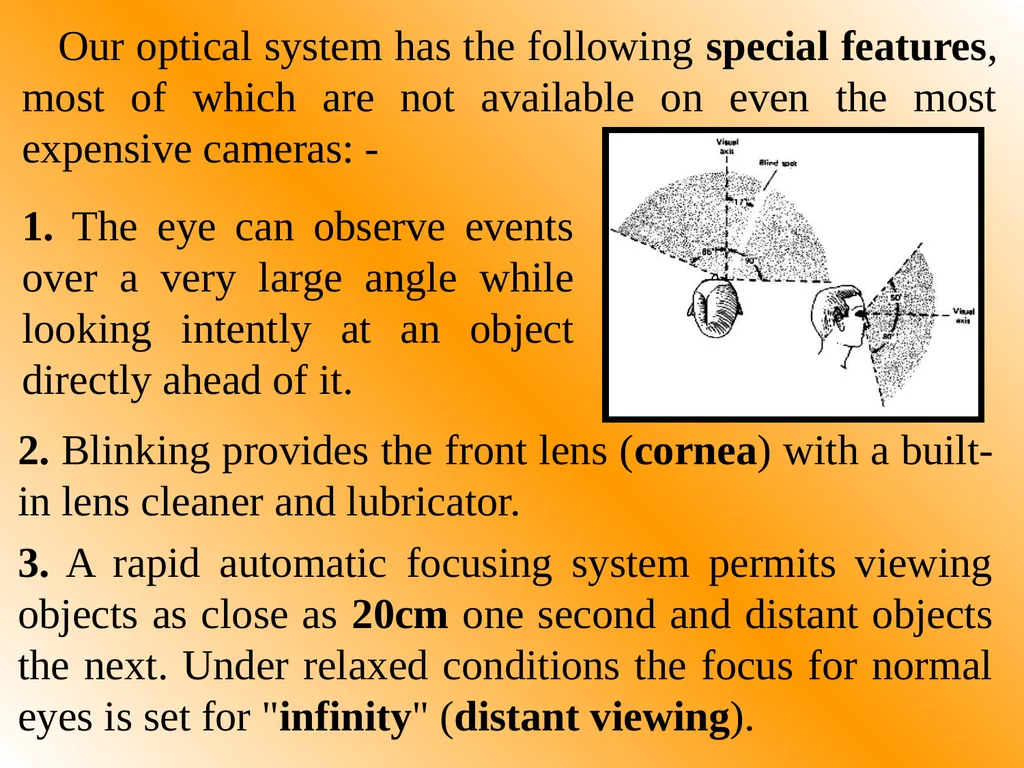 Part One: - Physics of Eyes and Vision Most of - slide 4 of 30