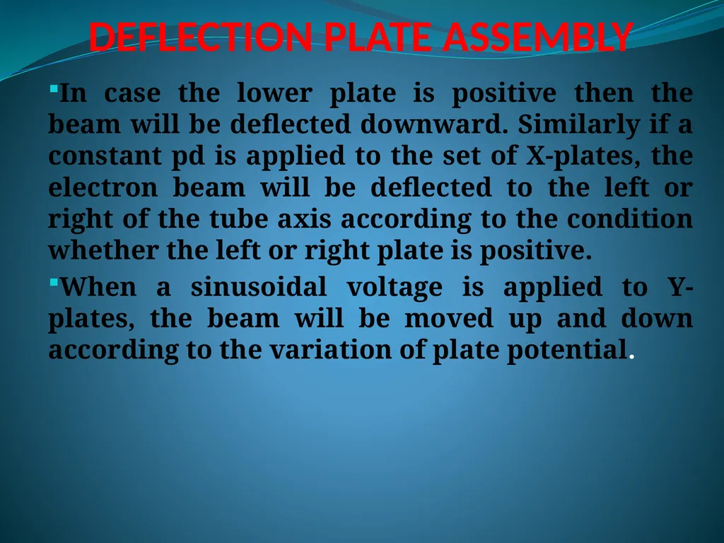 CATHODE RAY TUBE CIRCUIT DIAGRAM INTRODUCTION CRT - slide 10 of 18