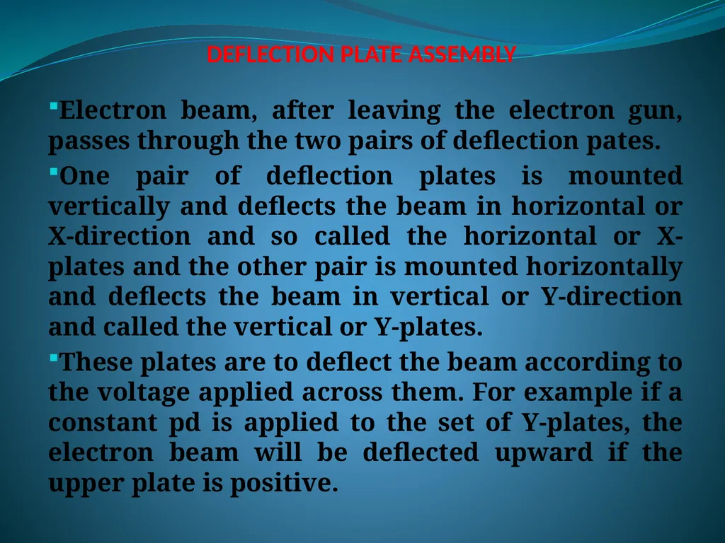 CATHODE RAY TUBE CIRCUIT DIAGRAM INTRODUCTION CRT - slide 9 of 18