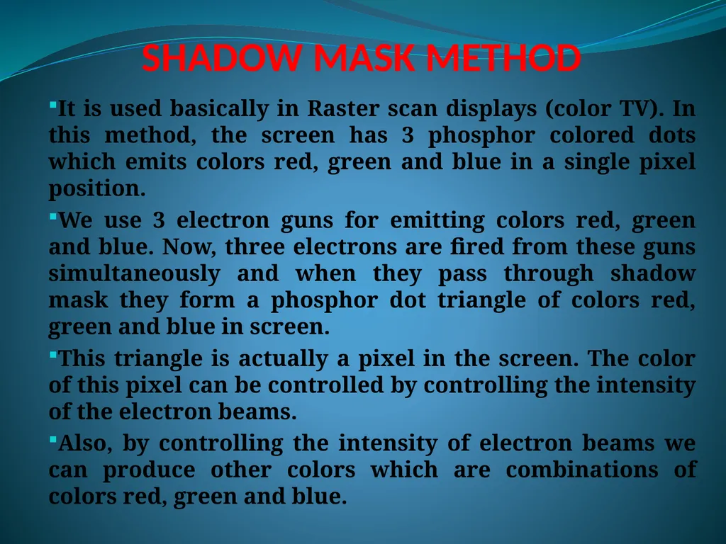 CATHODE RAY TUBE CIRCUIT DIAGRAM INTRODUCTION CRT - slide 17 of 18