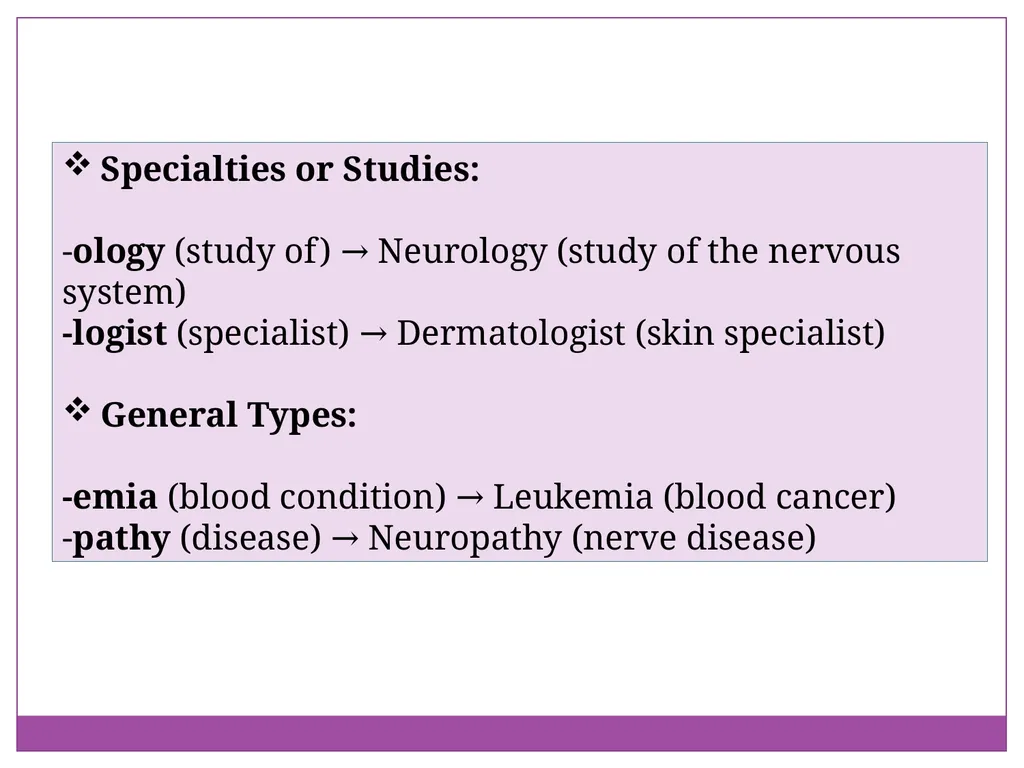 Breaking Down Medical Language for Better - slide 12 of 14
