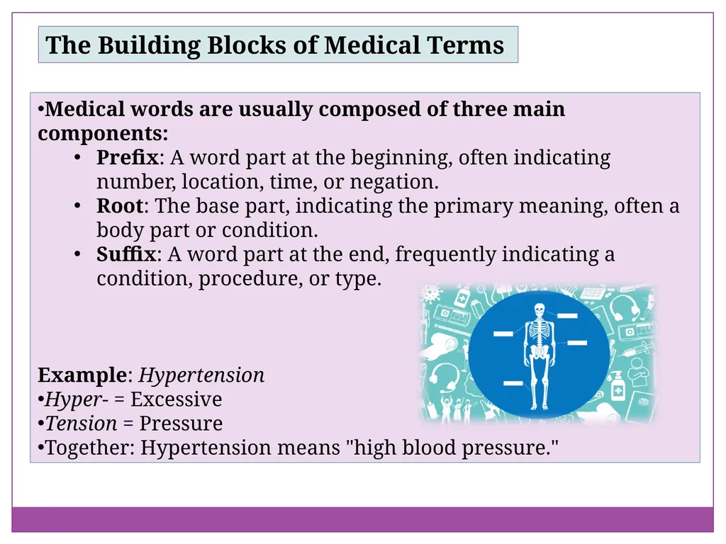 Breaking Down Medical Language for Better - slide 3 of 14
