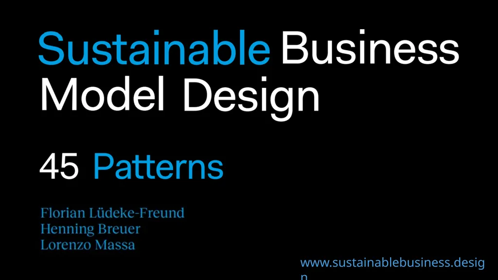 www.sustainablebusiness.design “The people can