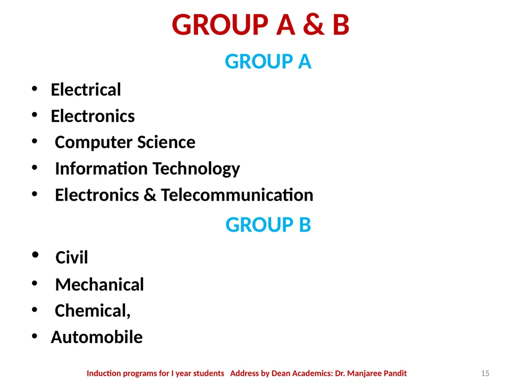 The MITS Family WELCOMES The Newly admitted - slide 15 of 40