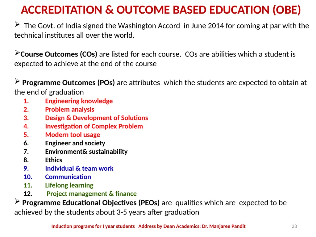 The MITS Family WELCOMES The Newly admitted - slide 23 of 40