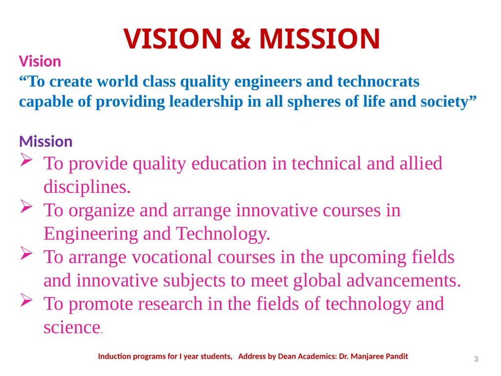 The MITS Family WELCOMES The Newly admitted - slide 3 of 40