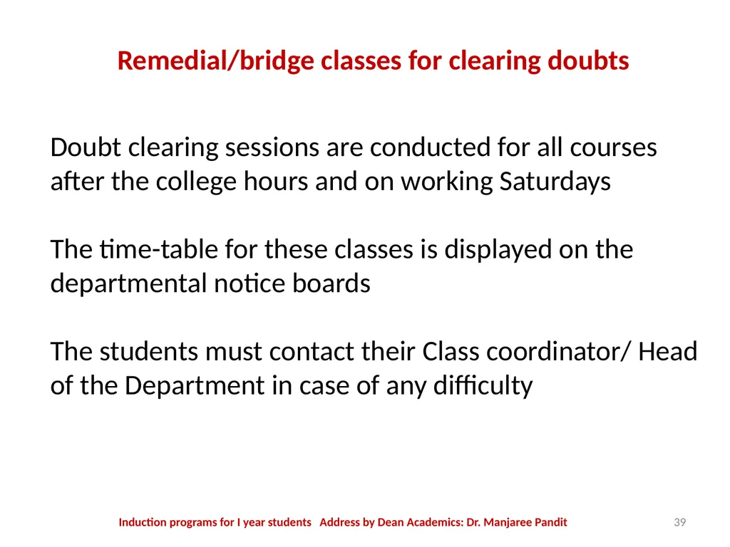 The MITS Family WELCOMES The Newly admitted - slide 39 of 40