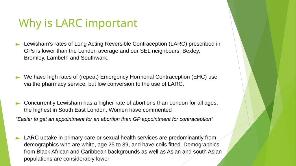 Implants, Coils and Condoms Georgie Thomas, - slide 2 of 9