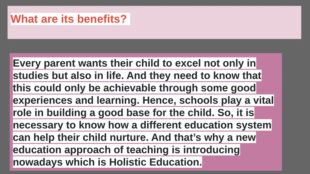 Towards a more Holistic and Multidisciplinary - slide 6 of 14