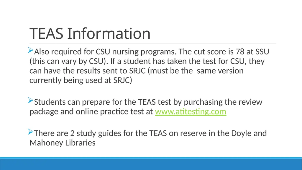 Nursing Information Meeting Presented by the - slide 15 of 30