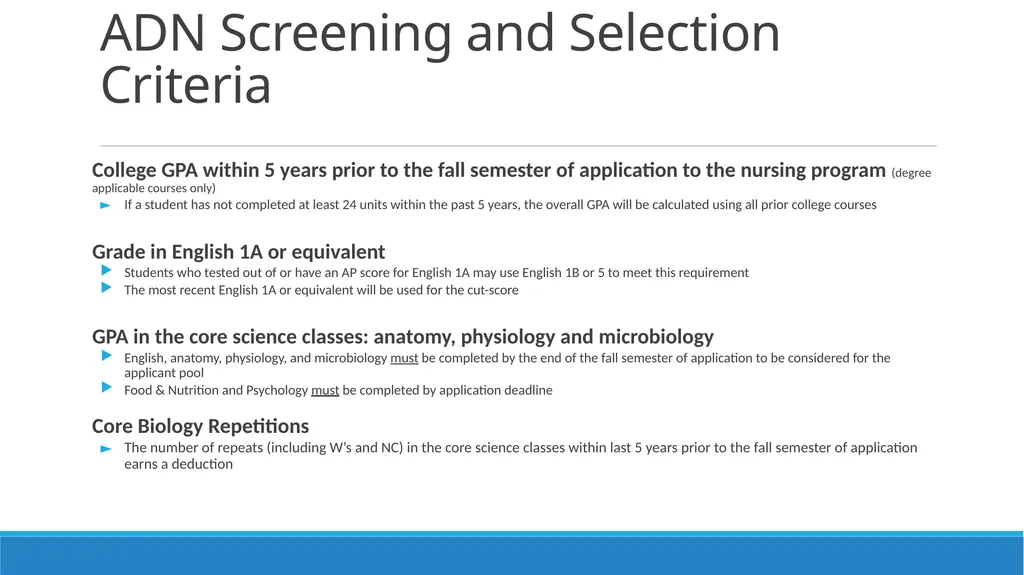 Nursing Information Meeting Presented by the - slide 10 of 30