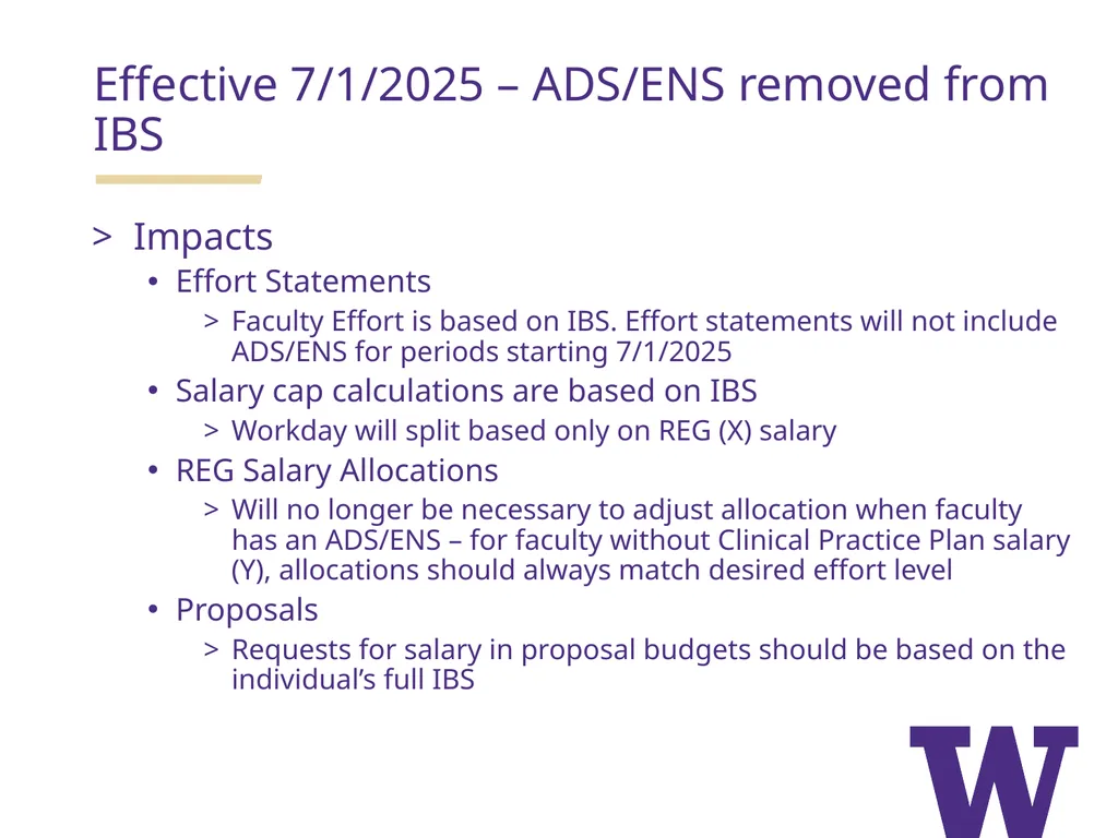 Focused Topic Office Hours: Impacts of ADS/ENS - slide 3 of 8