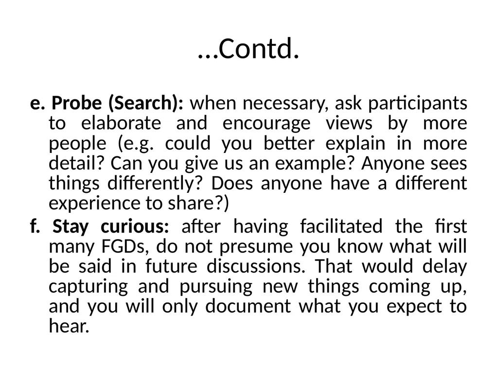 Focus Group Discussion Dr Muhammad Ibrar Meaning & - slide 10 of 18