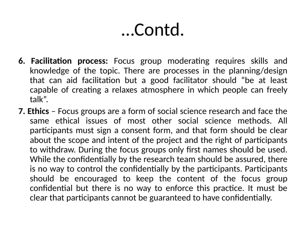 Focus Group Discussion Dr Muhammad Ibrar Meaning & - slide 17 of 18