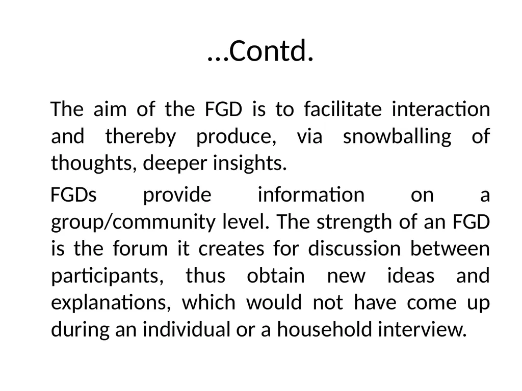 Focus Group Discussion Dr Muhammad Ibrar Meaning & - slide 4 of 18