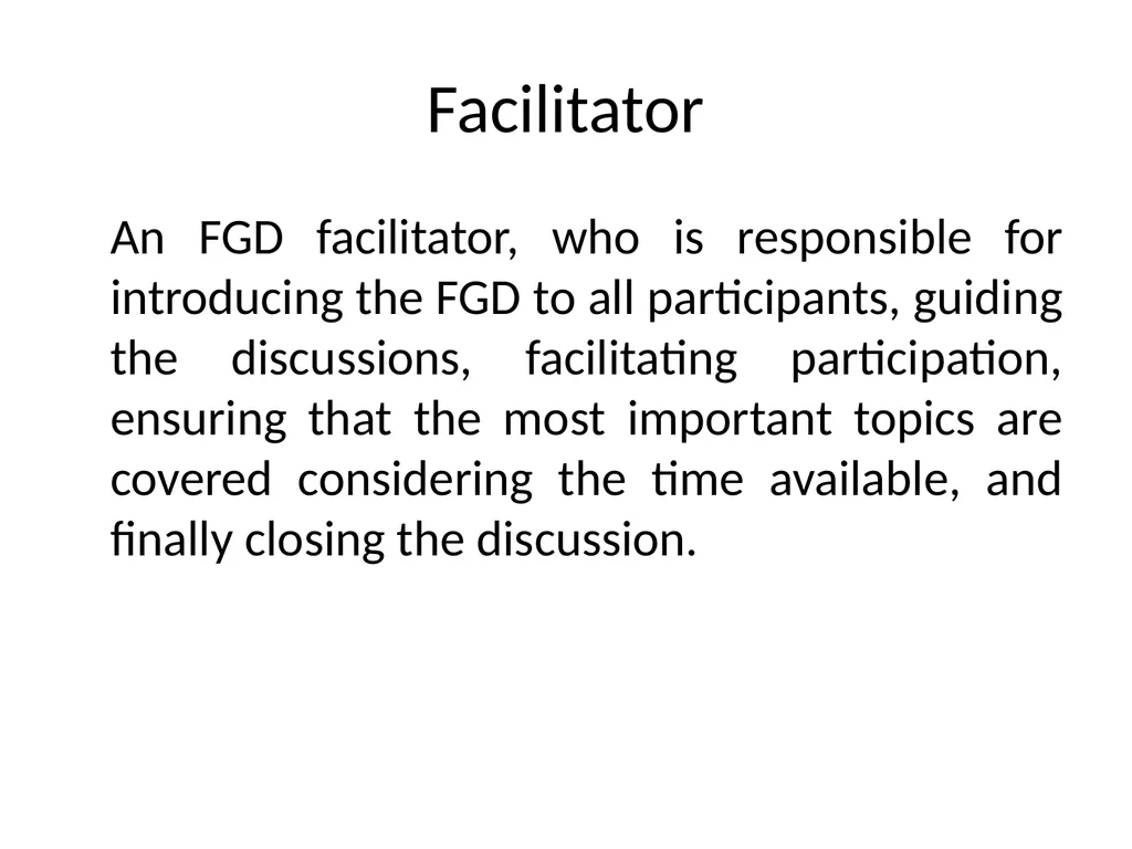 Focus Group Discussion Dr Muhammad Ibrar Meaning & - slide 6 of 18