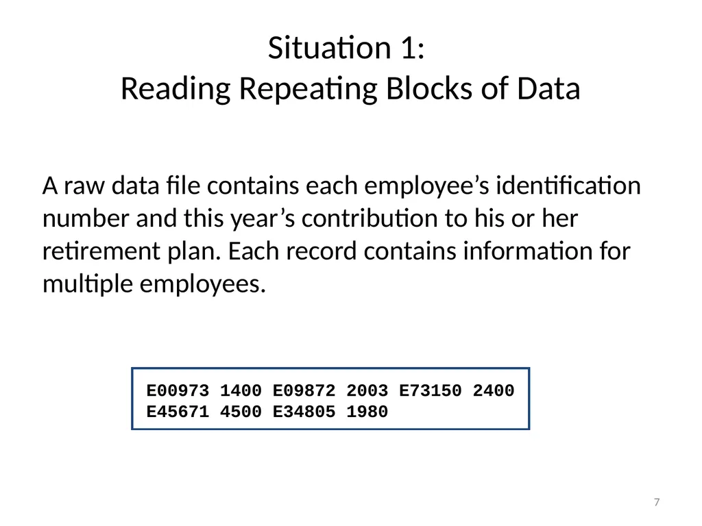 Chapter 20 Creating Multiple Observations from a - slide 7 of 24