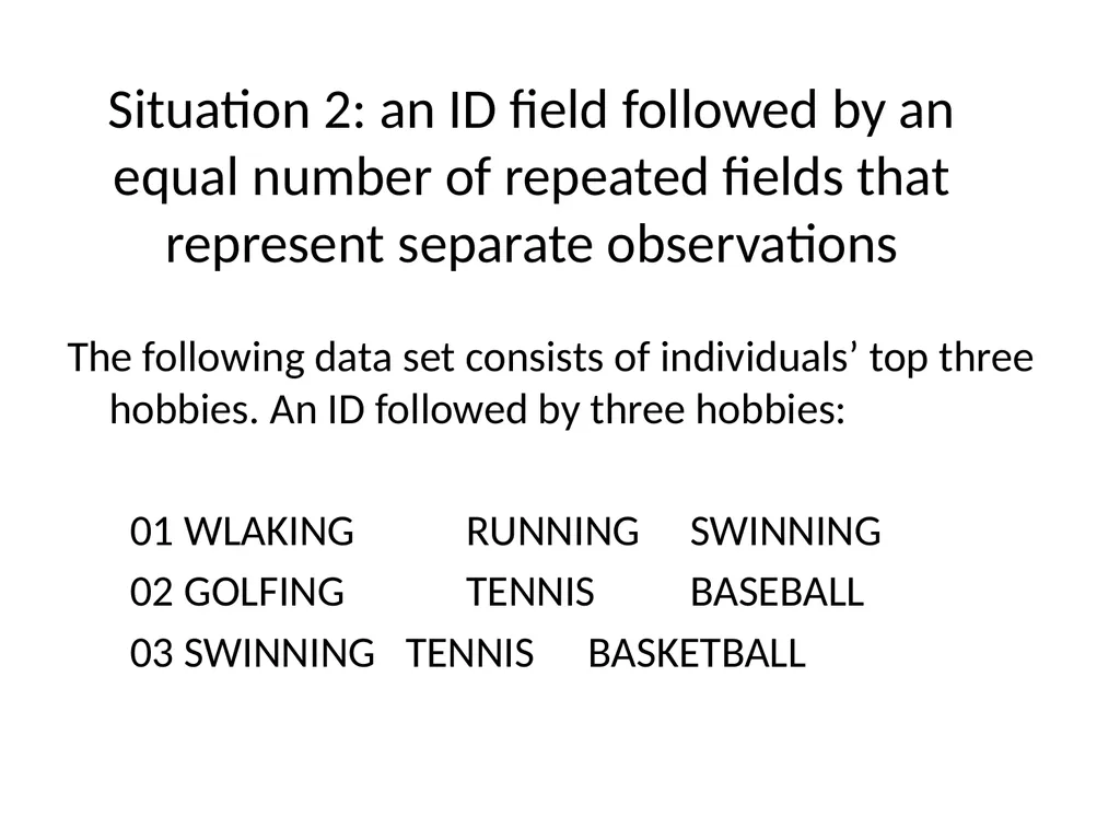 Chapter 20 Creating Multiple Observations from a - slide 3 of 24