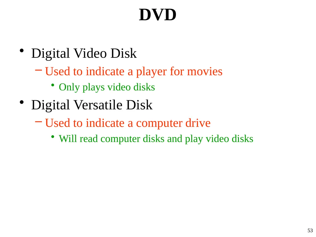 Computer Architecture Prof. Dr. Nizamettin AYDIN - slide 53 of 60
