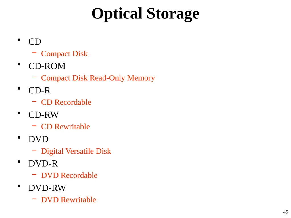 Computer Architecture Prof. Dr. Nizamettin AYDIN - slide 45 of 60