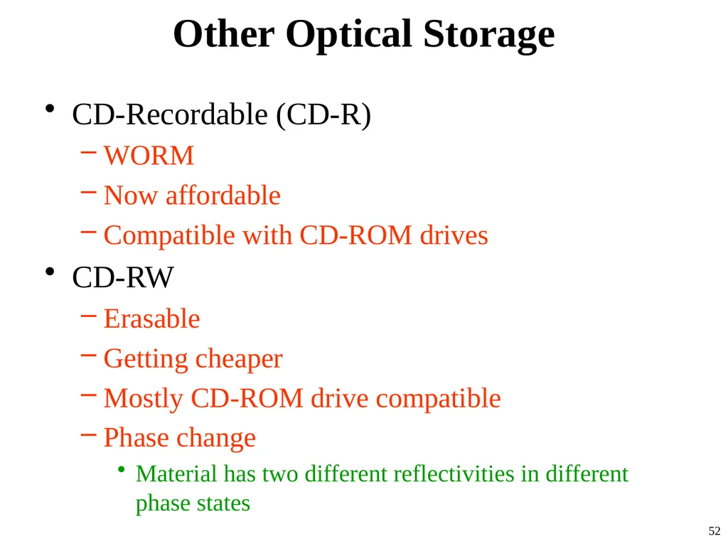 Computer Architecture Prof. Dr. Nizamettin AYDIN - slide 52 of 60