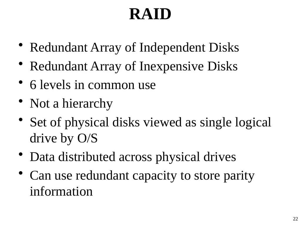 Computer Architecture Prof. Dr. Nizamettin AYDIN - slide 22 of 60