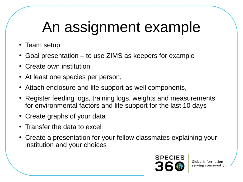 LearnZIMS at Roskilde Technical College Denmark - slide 19 of 26