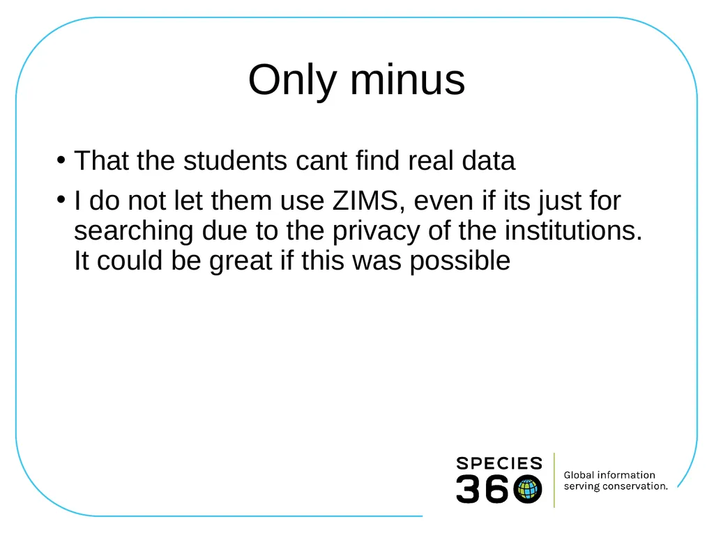 LearnZIMS at Roskilde Technical College Denmark - slide 24 of 26