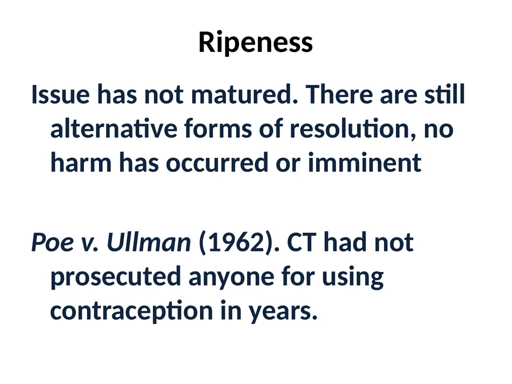 Threshold Doctrines “The most important thing we - slide 7 of 23