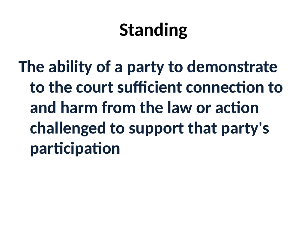 Threshold Doctrines “The most important thing we - slide 3 of 23