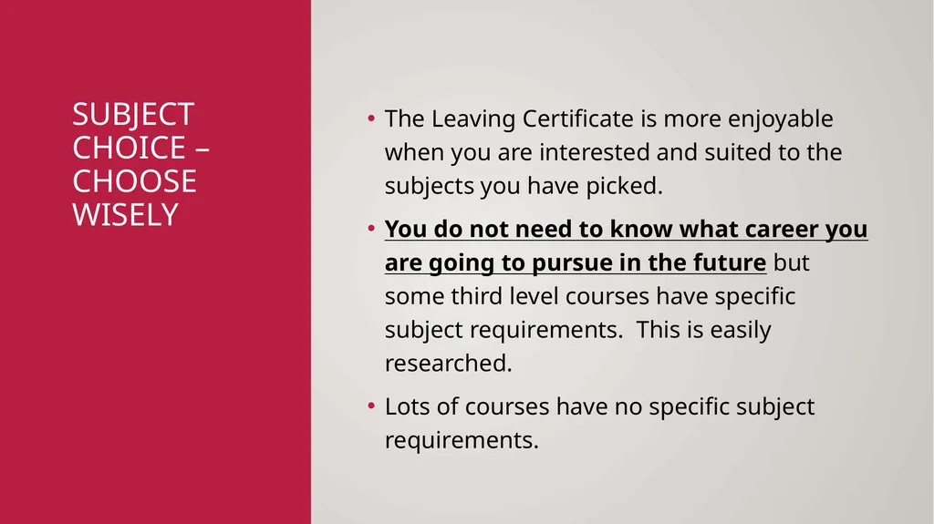 SENIOR CYCLE 2023-2025 OUR MISSION STATEMENT - slide 8 of 35