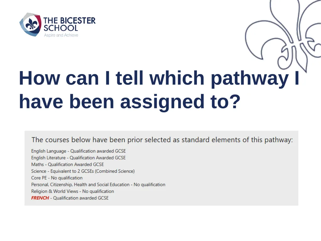 Welcome to Year 9 Pathways Key Elements Of The - slide 9 of 18