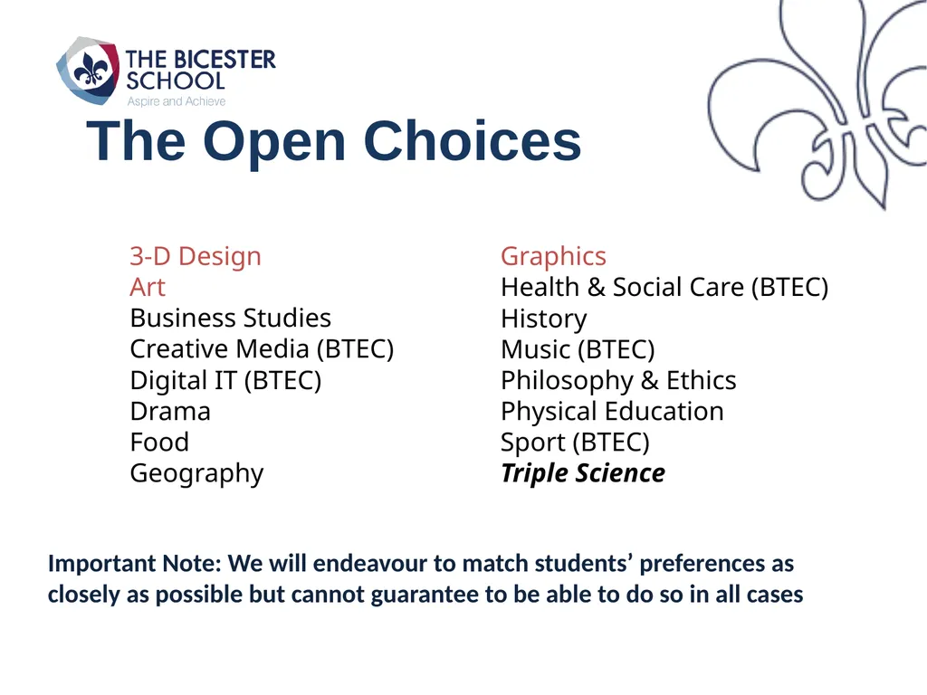 Welcome to Year 9 Pathways Key Elements Of The - slide 14 of 18