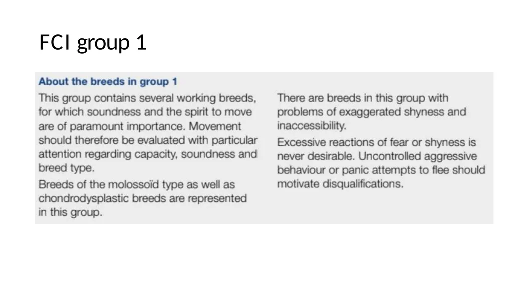 Breed Specific Instructions BSI Regarding - slide 12 of 25