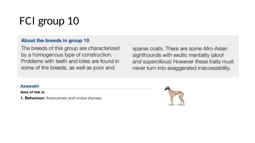 Breed Specific Instructions BSI Regarding - slide 24 of 25