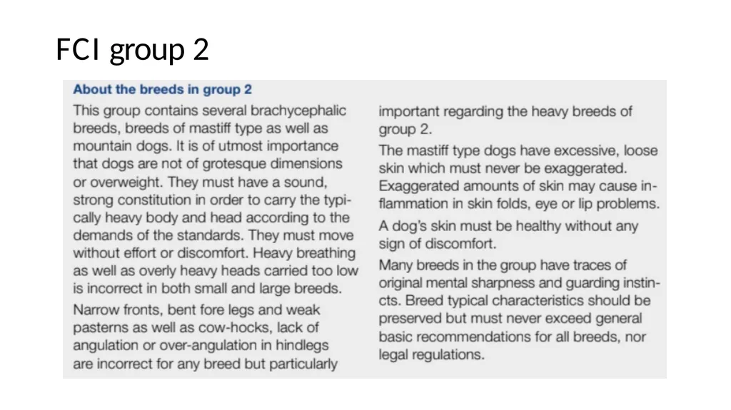 Breed Specific Instructions BSI Regarding - slide 14 of 25
