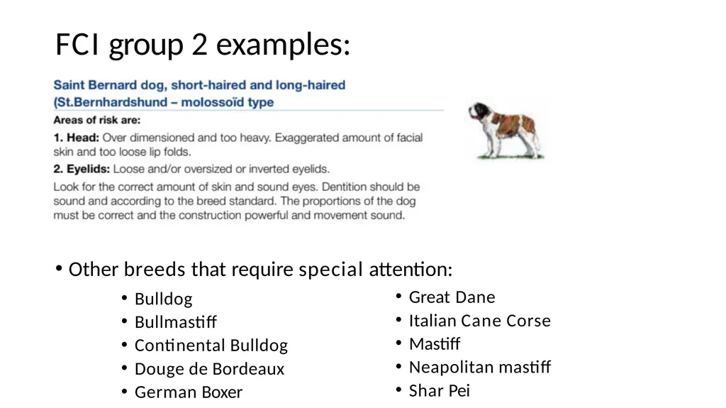 Breed Specific Instructions BSI Regarding - slide 15 of 25