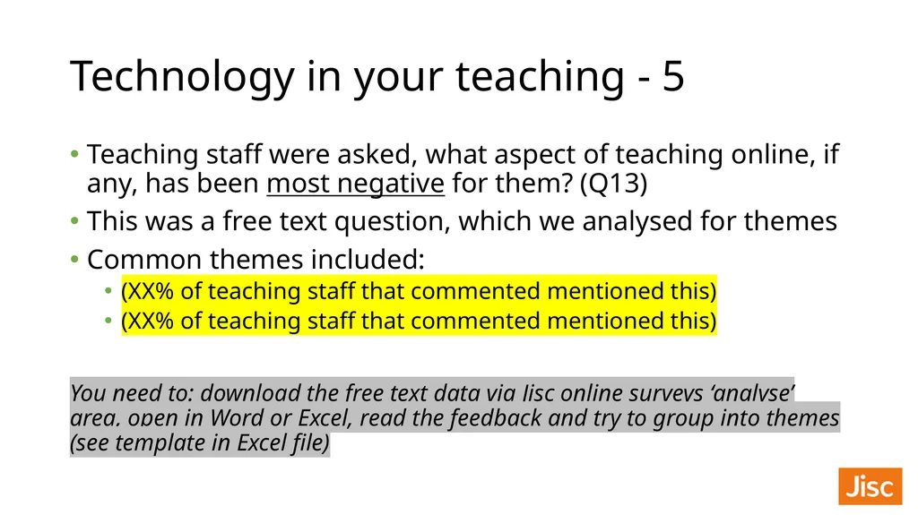 Teaching staff digital experience insights survey - slide 19 of 26