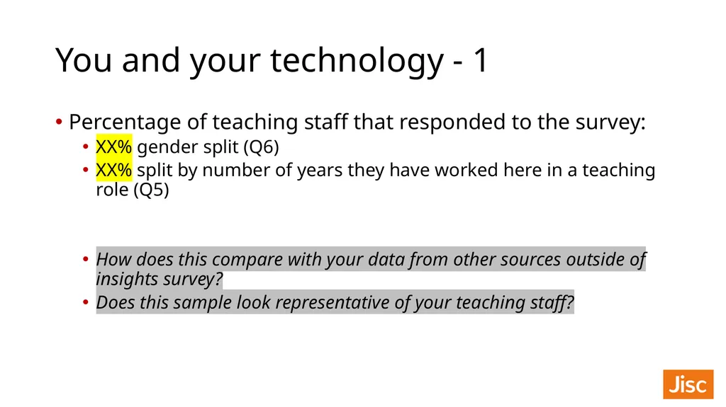 Teaching staff digital experience insights survey - slide 10 of 26