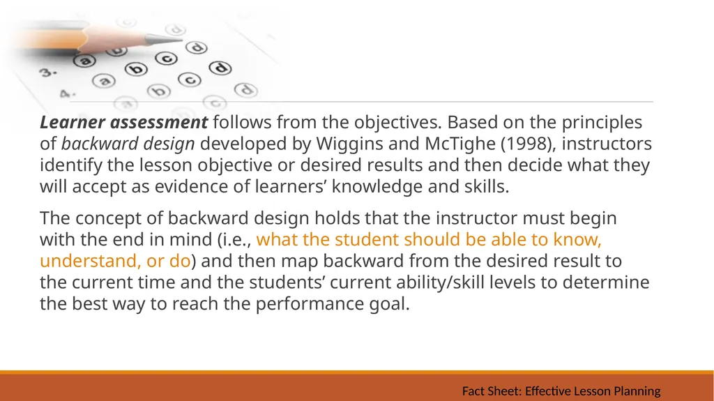Assessment Boot camp Presented by: Amanda Chapman - slide 5 of 35