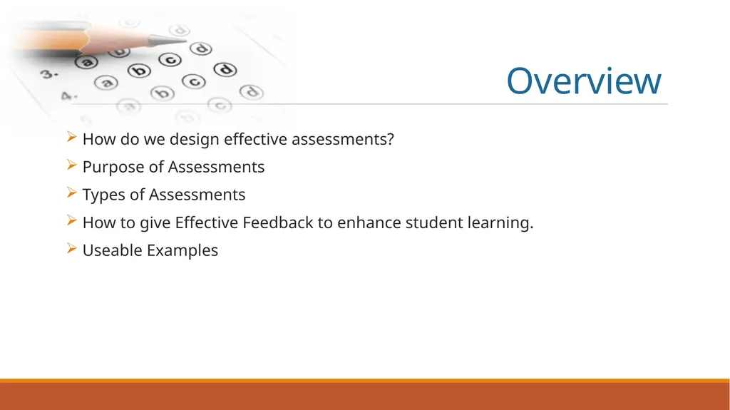 Assessment Boot camp Presented by: Amanda Chapman - slide 2 of 35