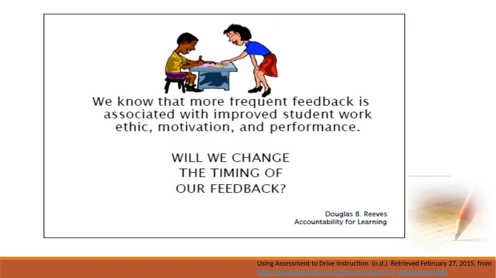 Assessment Boot camp Presented by: Amanda Chapman - slide 30 of 35