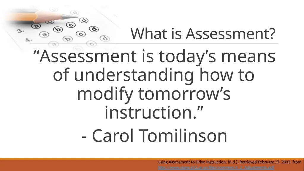 Assessment Boot camp Presented by: Amanda Chapman - slide 3 of 35