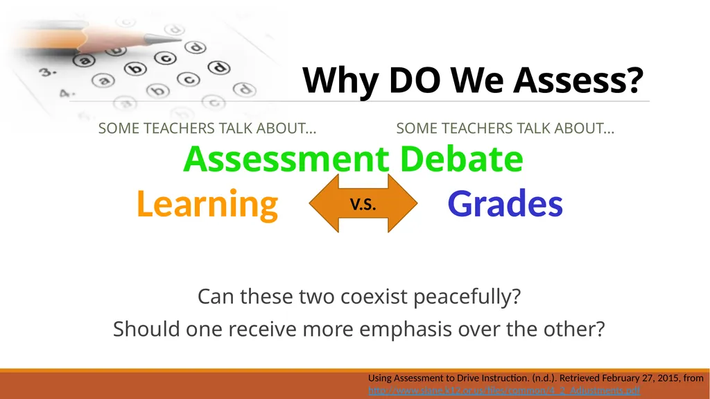 Assessment Boot camp Presented by: Amanda Chapman - slide 14 of 35
