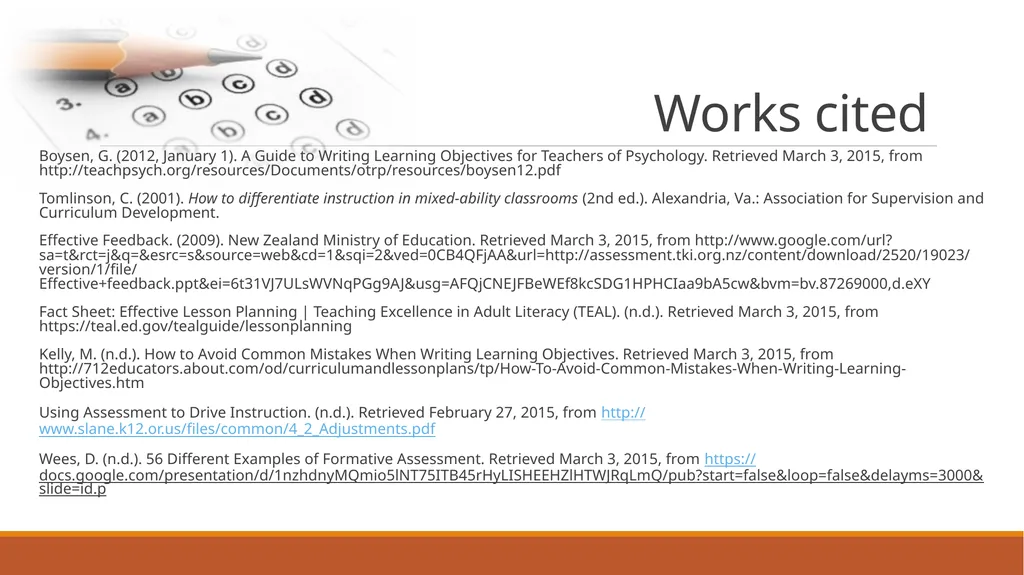 Assessment Boot camp Presented by: Amanda Chapman - slide 35 of 35