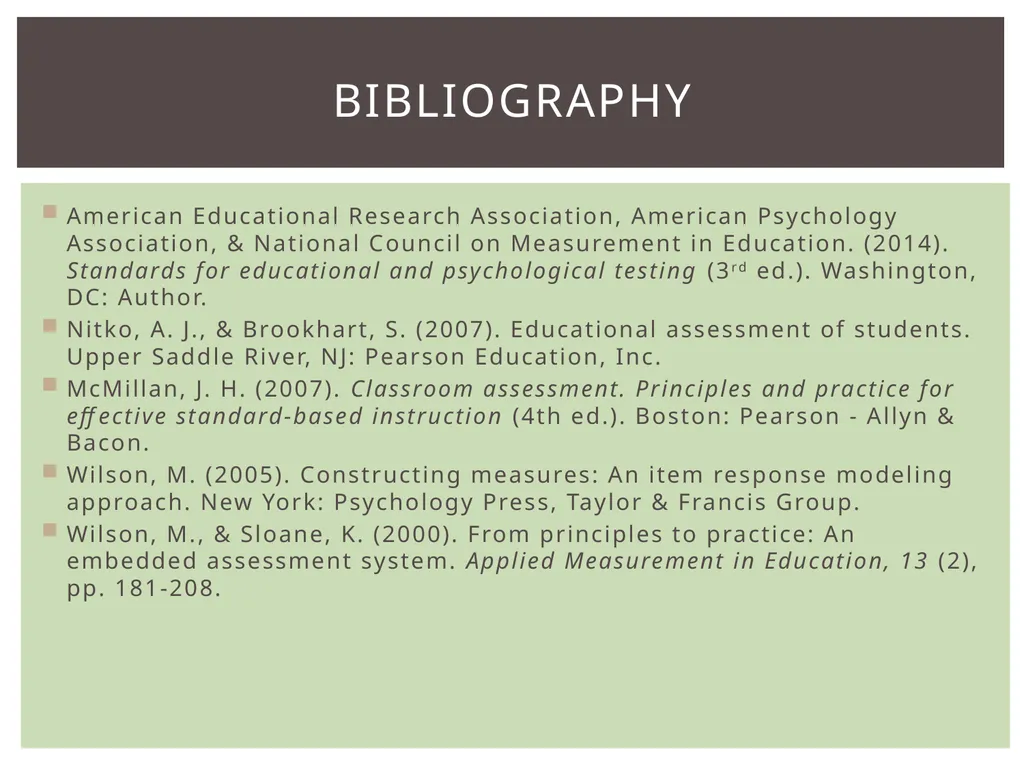 Review of BAS Learning progression Item design - slide 27 of 28