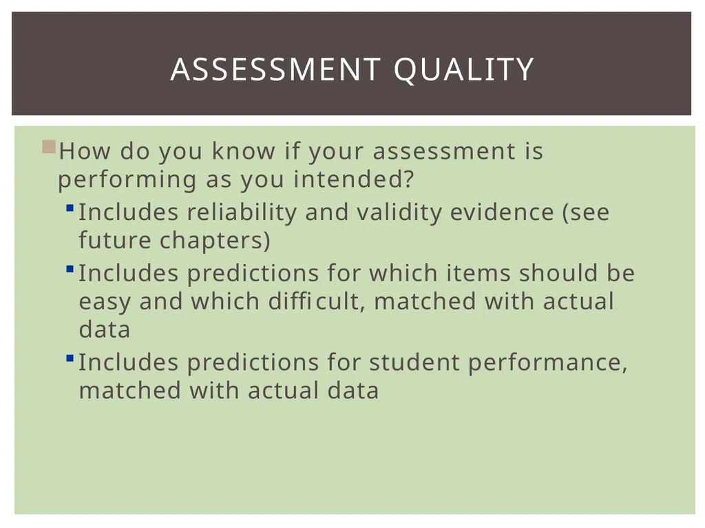 Review of BAS Learning progression Item design - slide 25 of 28