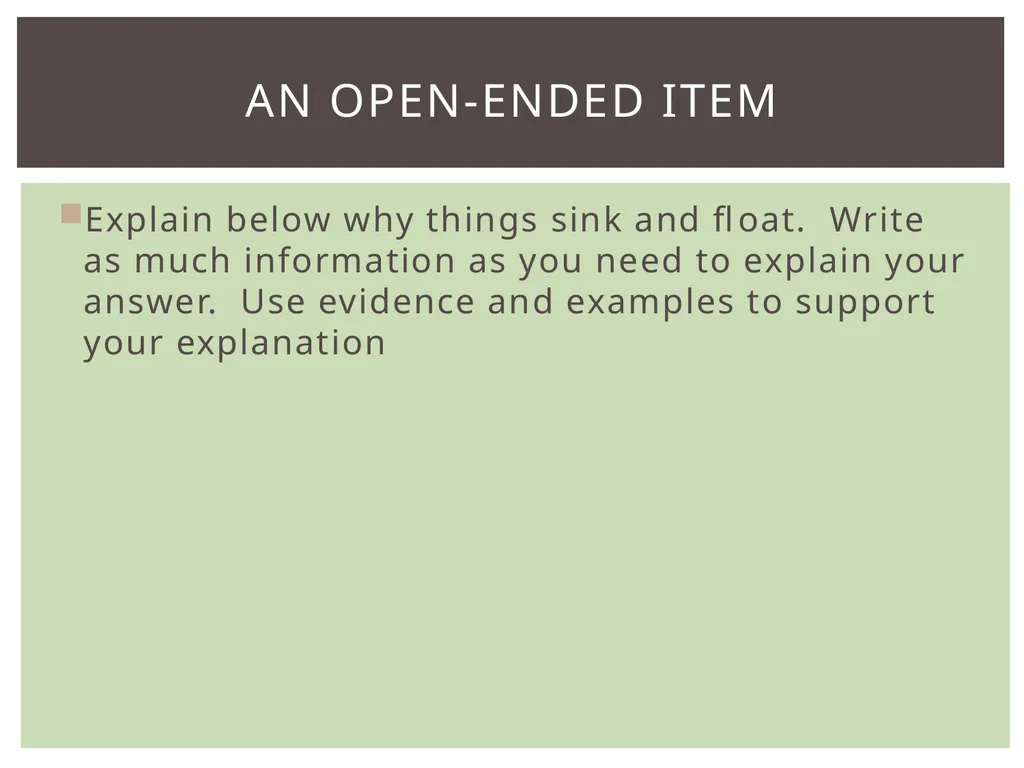 Review of BAS Learning progression Item design - slide 18 of 28