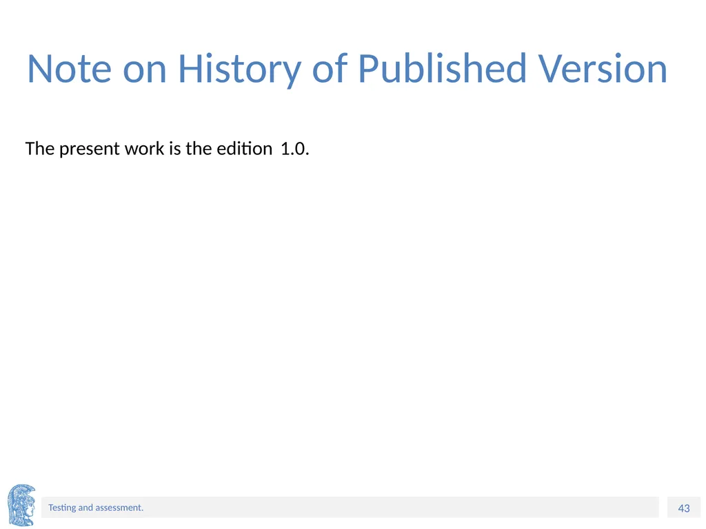 ELT Methods and Practices Unit 9: Testing and - slide 43 of 46