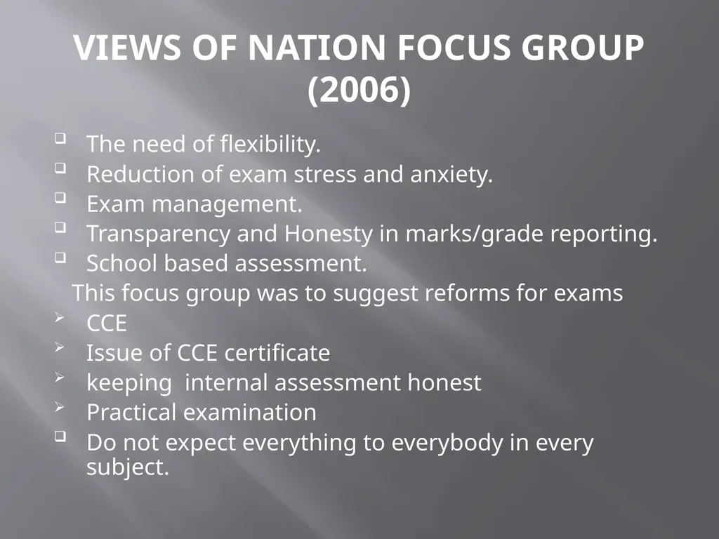 EXAMINATION REFORMS BY DR.GOGGI GUPTA M.SC - slide 9 of 22